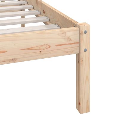 vidaXL Bedframe massief grenenhout 100x200 cm