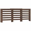 vidaXL Radiatorombouw 205x21,5x83,5 cm bewerkt hout bruin eikenkleurig