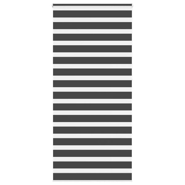 vidaXL Zebra rolgordijn 105x230 cm stofbreedte 100,9 cm zwart