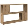 vidaXL Boekenkast 100x24x63 cm bewerkt hout artisanaal eikenkleur