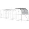 vidaXL Kippenhok Tegen de Muur zilver 1000 x 100 x 215 cm