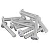 vidaXL Vergrendelingsschroef 2647 pcs Zilver Staal