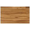 vidaXL Tafelblad 120 x 70 x 3,5 cm Rechthoekig Massief Teakhout