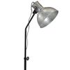 vidaXL Vloerlamp 25 W E27 30x30x90-150 cm vintage zilverkleurig