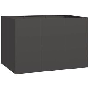 vidaXL Plantenbak 120x80x80 cm staal zwart