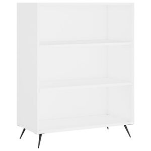vidaXL Boekenkast 69,5x32,5x90 cm bewerkt hout wit