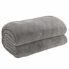 vidaXL Verzwaringsdeken met hoes 200x225 cm 13 kg stof grijs