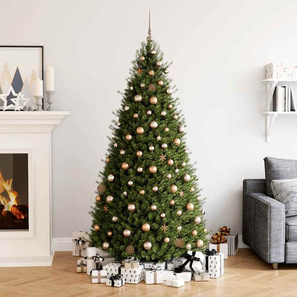 vidaXL 111-delige Kerstballenset polystyreen roségoud