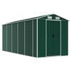 vidaXL Tuinschuur 191x470x198 cm gegalvaniseerd staal groen