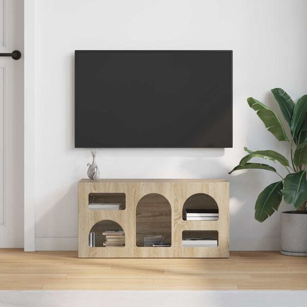 vidaXL TV-kast Sonoma Eiken 80 x 35 x 40 cm Bewerkt hout