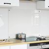 vidaXL Keuken Achterwand Doorzichtig 80 x 60 cm gehard glas