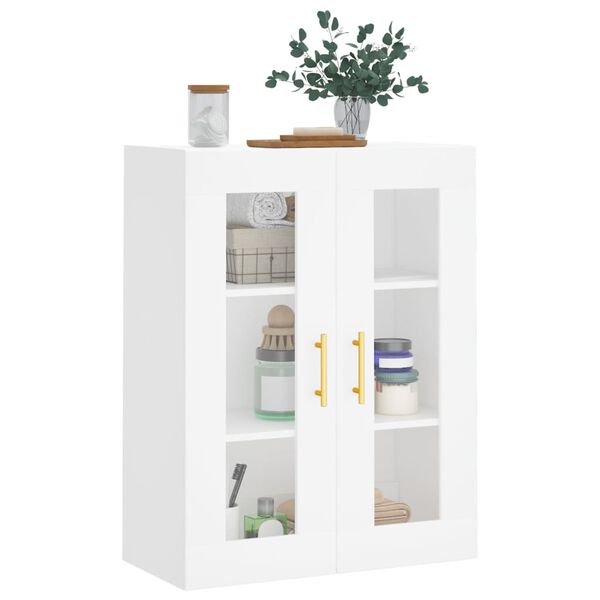 vidaXL Wandkast 69,5x34x90 cm wit
