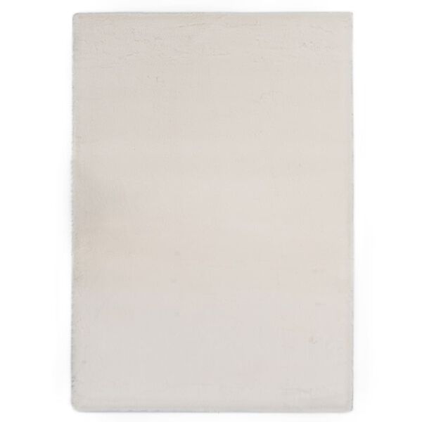 vidaXL Vloerkleed 160x230 cm kunstkonijnenbont cr&egrave;me