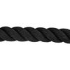 vidaXL Battle Rope Zwart 6 m 4,5 kg Polyester