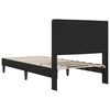vidaXL Bedframe met hoofdeinde Zwart 90 x 200 cm Fluweel