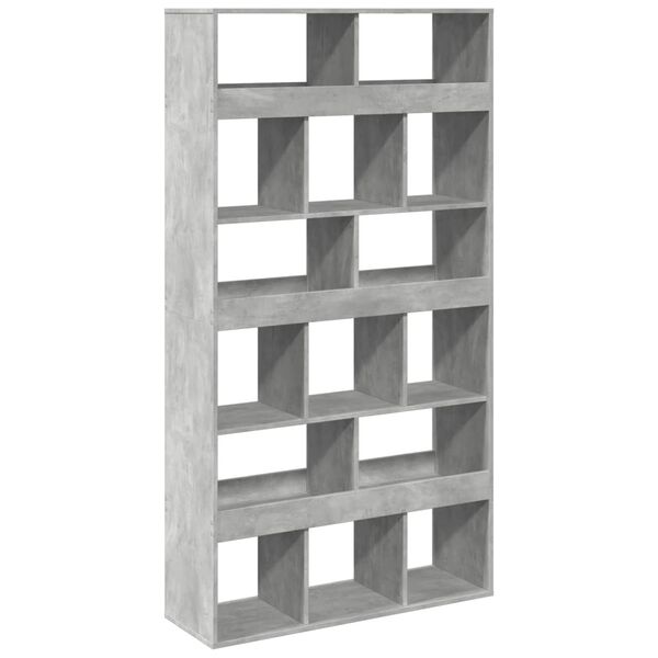 vidaXL Boekenkast 100x33x187,5 cm bewerkt hout betongrijs
