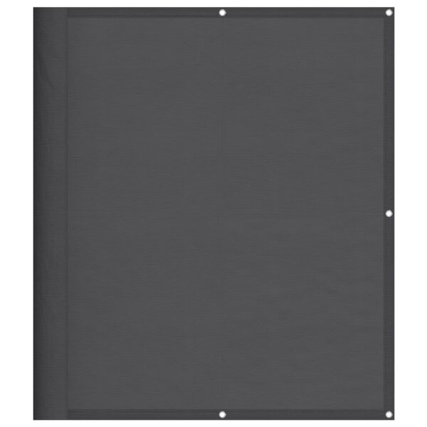 vidaXL Balkonscherm 120x1000 cm 100% oxford polyester antracietkleurig
