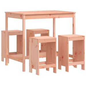 vidaXL 5-delige Tuinset massief douglashout