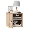 vidaXL Wandkasten 2 st 31,5x30x30 cm massief grenenhout