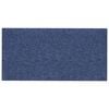 vidaXL Wandhoofdbord 12 pcs Blauw 30 x 15 cm Stof
