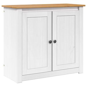 vidaXL Aquarium Stand PANAMA Wit en Bruin 81 x 36 x 73 cm 250 kg