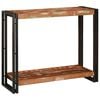 vidaXL Wandtafel Multikleur 90 x 33 x 75 cm Massief Gerecycled Hout