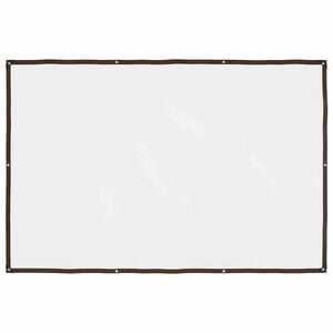 vidaXL Doorzichtig zeildoek met zeilringen 2x3 m polyethyleen