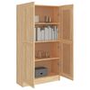 vidaXL Boekenkast 82,5x30,5x150 cm bewerkt hout sonoma eikenkleurig