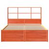 vidaXL Bedframe zonder matras massief grenenhout wasbruin 120x200 cm