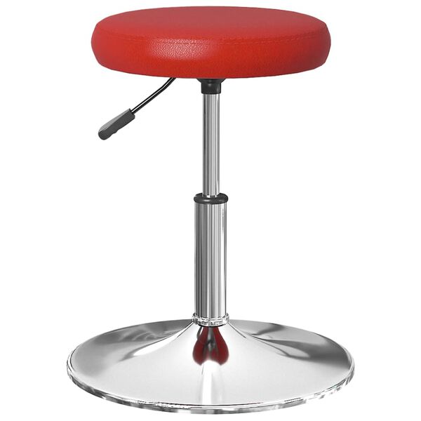 vidaXL Barkruk kunstleer wijnrood