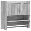 vidaXL Wandplank Muurmontage Grijs Sonoma 80 x 36 x 80 cm Bewerkt hout