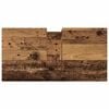 vidaXL Badkamerkast 65x33x60 cm bewerkt hout oud houtkleurig