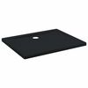 vidaXL Douche Basis Tray met Dots 100 x 80 x 4 cm ABS Zwart