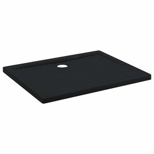 vidaXL Douche Basis Tray met Dots 100 x 80 x 4 cm ABS Zwart