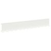 vidaXL Gazonrand 30 st 102 x 15 x 4 cm Staal Wit