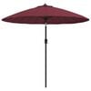 vidaXL Parasol met aluminium paal 250 cm bordeauxrood