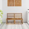 vidaXL 2 Stuk Buiten Midden Sofa Massief Acaciahout Naturel