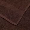 vidaXL Douchehanddoeken FROGN 10 st 70x140 cm 360 g/m&sup2; bruin