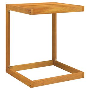 vidaXL Bijzettafel C-vormig 42x40x50 cm massief acaciahout