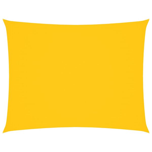 vidaXL Zonnescherm rechthoekig 4x5 m oxford stof geel