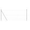 vidaXL Afrasteringspaal Gegalvaniseerd 25 x 1 m Staal