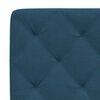 vidaXL Bed met matras fluweel blauw 120x200 cm