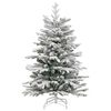 vidaXL Kunstmatige Inklapbare Kerstboom Wit 150 cm PE en PVC