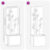 vidaXL Tuin Privacy Screen Bloemen Antraciet 50 x 32 x 150 cm