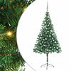 vidaXL Kunstkerstboom met verlichting en kerstballen 546 takken 180 cm