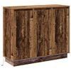 vidaXL LED Sideboard Oudhout 90 x 32 x 75 cm Bewerkt hout