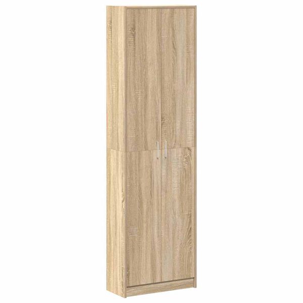 vidaXL Kledingkast Sonoma Eiken 55 x 25 x 189 cm Bewerkt hout