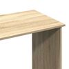 vidaXL Bureau 102x50x75 cm bewerkt hout sonoma eikenkleurig