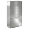 vidaXL Pakket inwerp box Zilver 44 x 22 x 82 cm Gegalvaniseerd staal