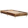 vidaXL Bedframe zonder matras 90x190 cm spaanplaat bewerkt hout